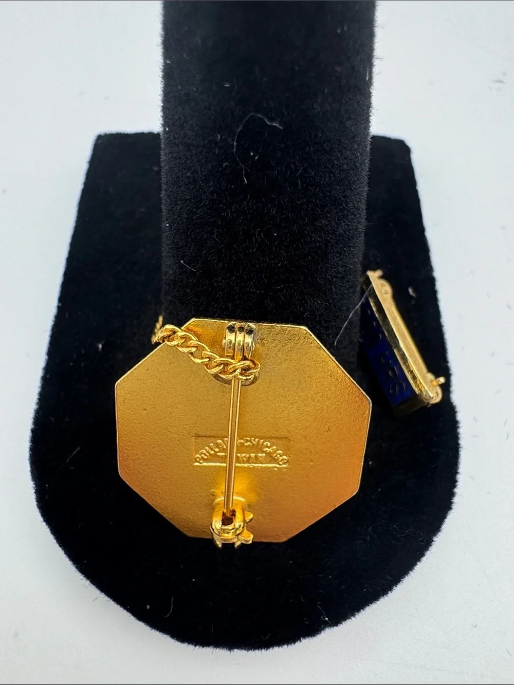 Hospital Volunteer Service 3000 Hrs Gold & Blue Service Pin